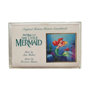 VTG Walt Disney The Little Mermaid Ariel Soundtrack Cassette 1989 Alan Menken
